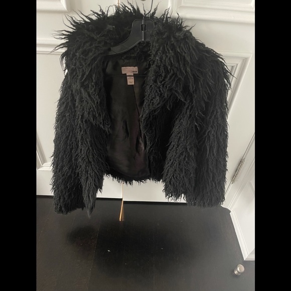 H&M black fur coat - Picture 4 of 4